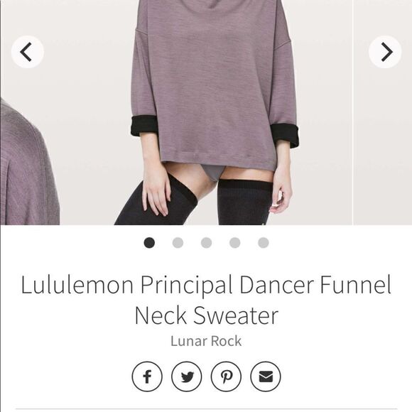 NWT Principle Dancer Funnel Neck by lululemon - Picture 4 of 6